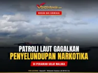 Foto ilustrasi: Patroli Laut Gagalkan Penyelundupan Narkotika di Perairan Selat Malaka